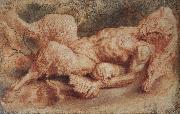 Peter Paul Rubens Ben asleep France oil painting artist